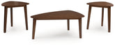 Prime Furniture - Ashley Furniture - Lyncott Table (Set of 3) - Occasional Table Set (3/CN) / Brown - T135-13